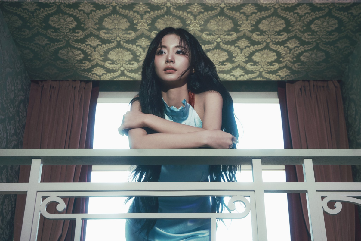 Chou Tzuyu para su solo álbum 'abouTZU'. Créditos: X @JYPETWICE.