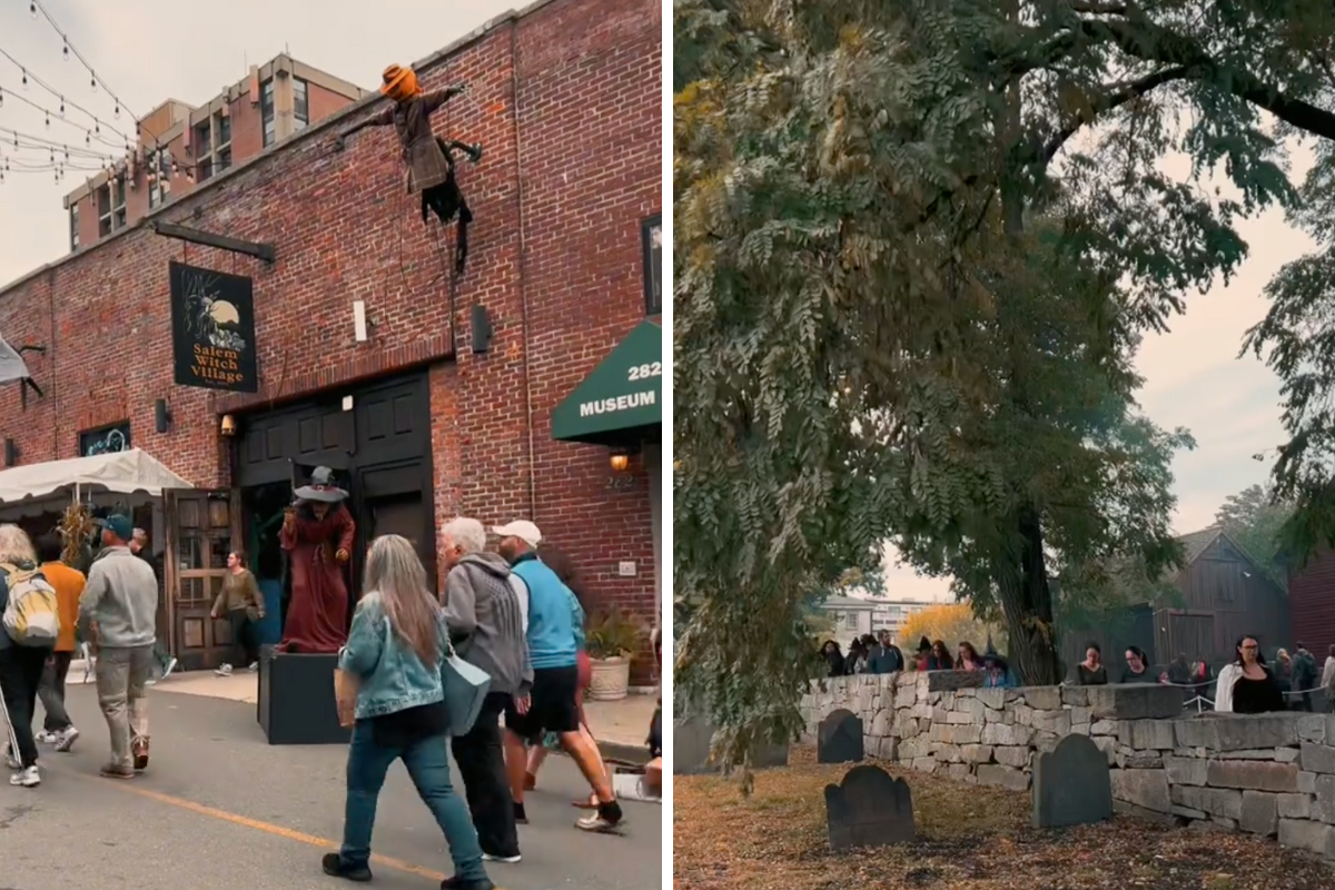 Halloween se apodera de Salem, Massachusetts así luce la ciudad | VIDEO