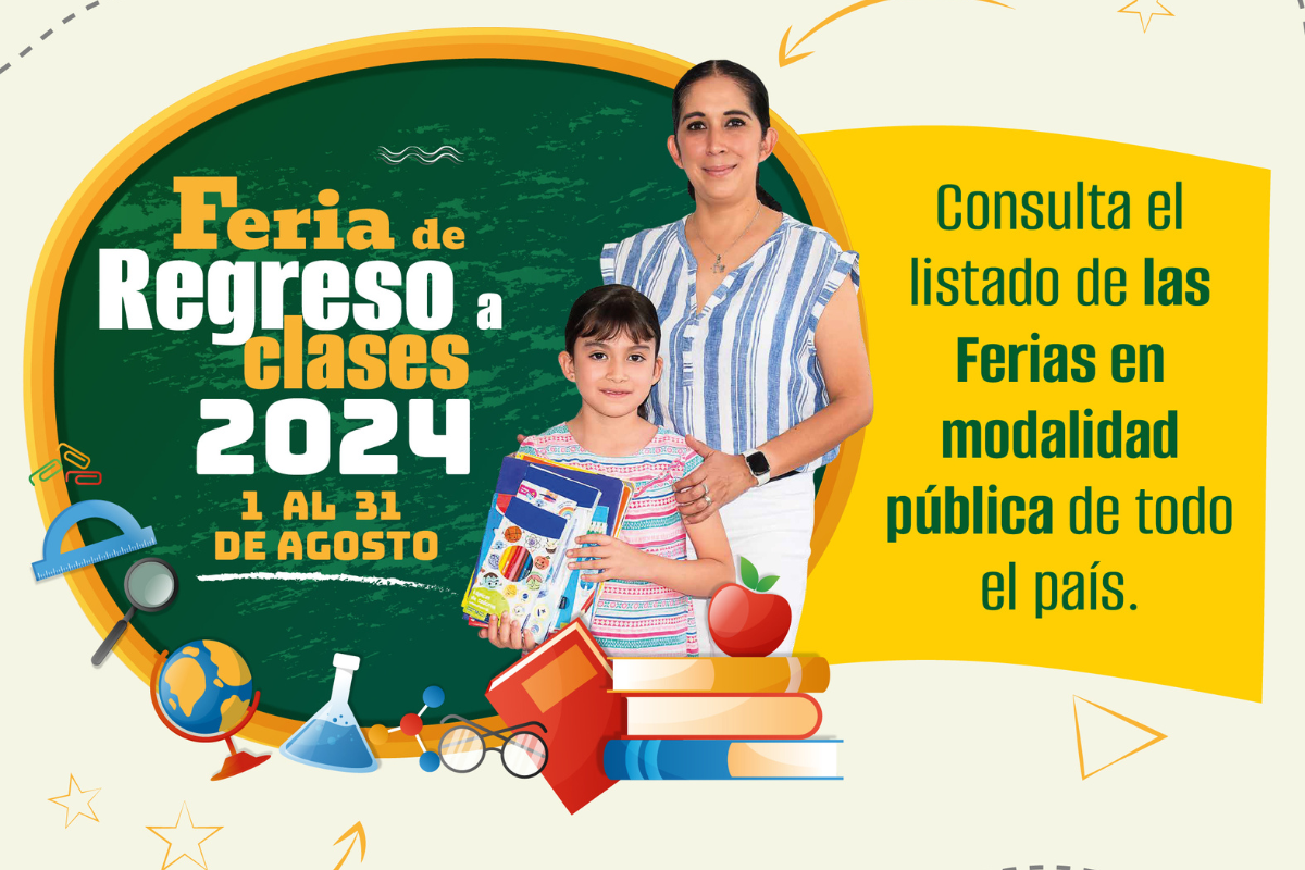 Feria de regreso a clases 2024, Foto: 'X' (Twitter) @Profeco