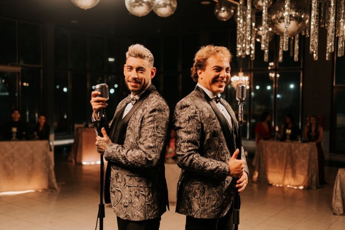 Ulises Bueno y Cristian Castro en video musical Foto: Instagram @cristiancastro