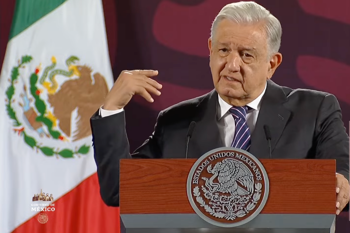 AMLO en conferencia de prensa del 22 de agosto de 2024. Captura de pantalla / YouTube