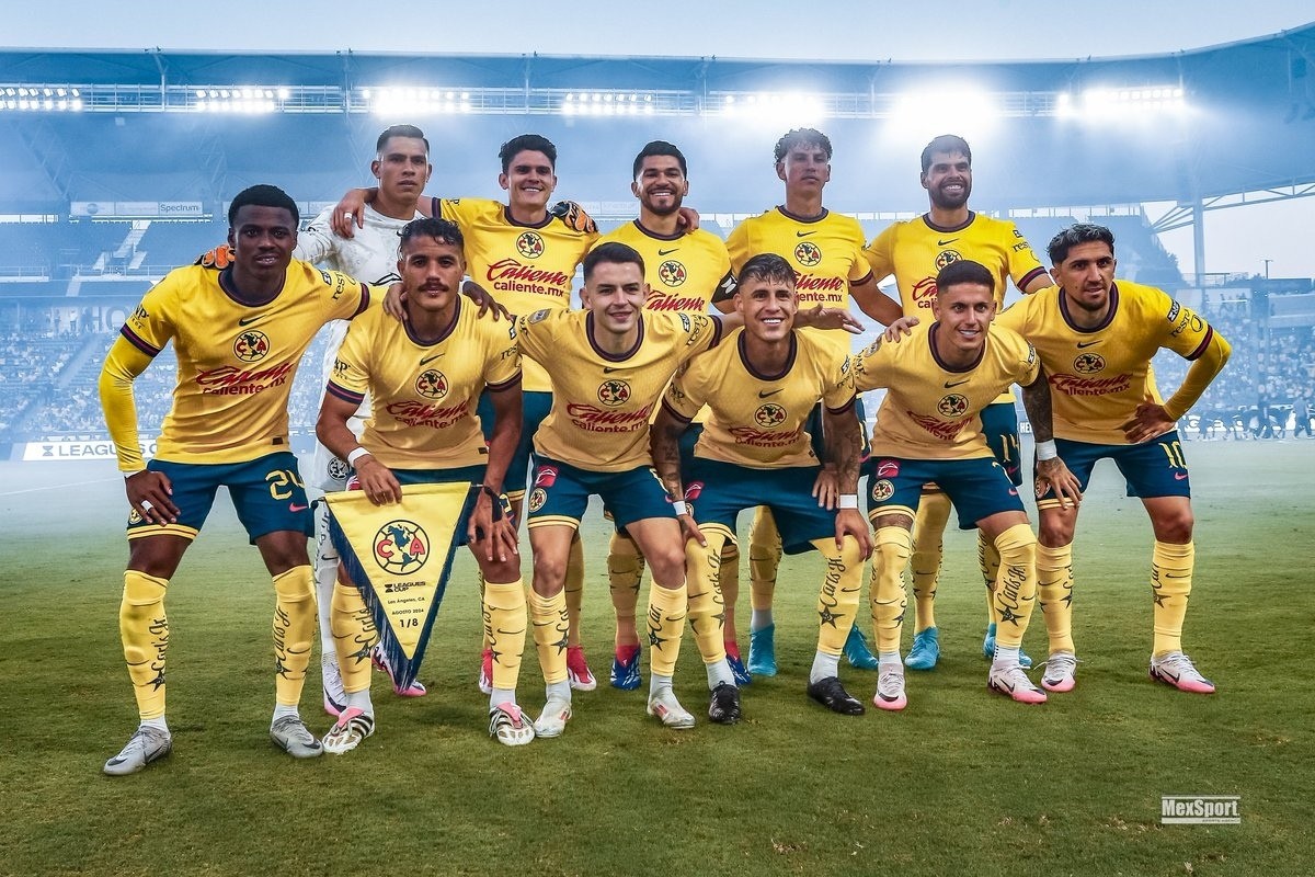 Foto grupal del Club América Foto: 'X'(Twitter) @ClubAmerica