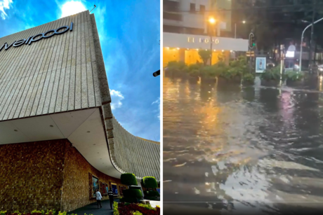 Polanco bajo el agua por lluvias en Ciudad de México, así luce Masaryk | VIDEO