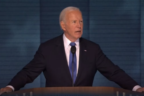 Biden conmovido durante discurso en Convención Demócrata: 'Es Hora de Kamala'