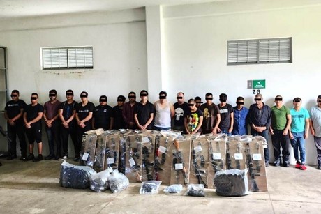 Más detenidos con armas y drogas en Chiapas; van más de 30 criminales en un mes