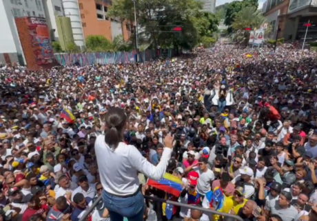 Machado celebra la manifestación mundial por González Urrutia como victoria