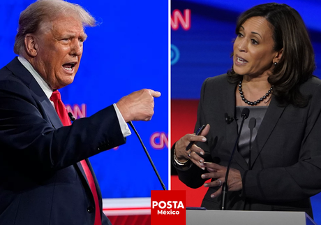 Trump desafía a Harris a tres debates y arremete contra su gestión fronteriza