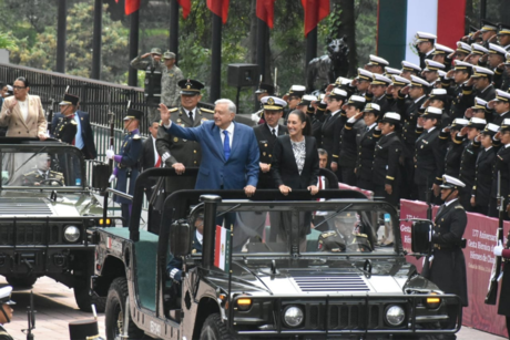 AMLO y Sheinbaum conmemoran Gesta Heroica de los Niños Héroes de Chapultepec