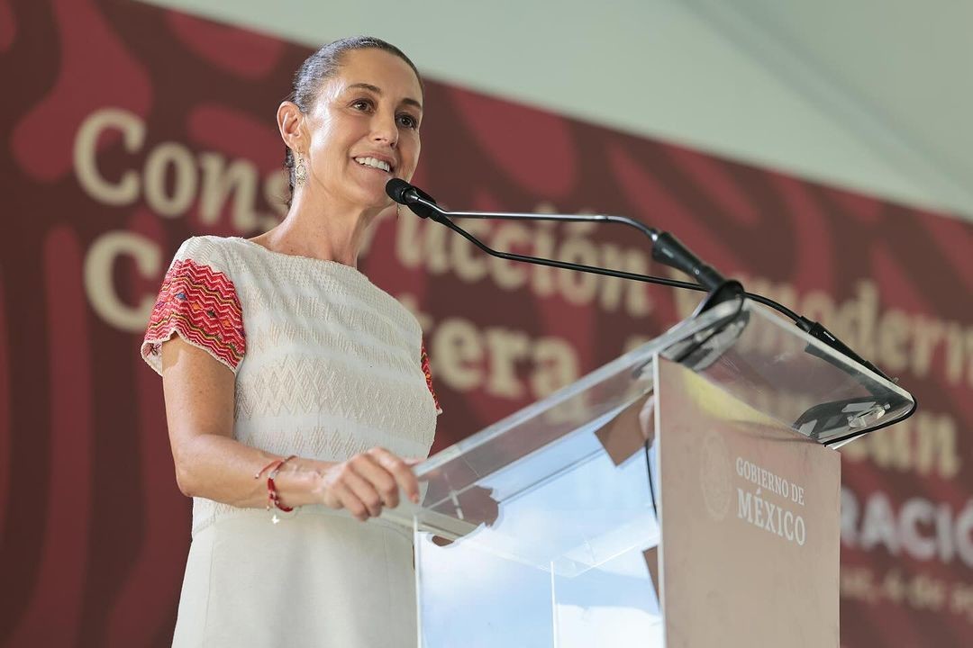 Este próximo 1 de octubre, la primera presidenta de México portará un vestido color marfil. Foto: Instagram | Claudia Sheinbaum.