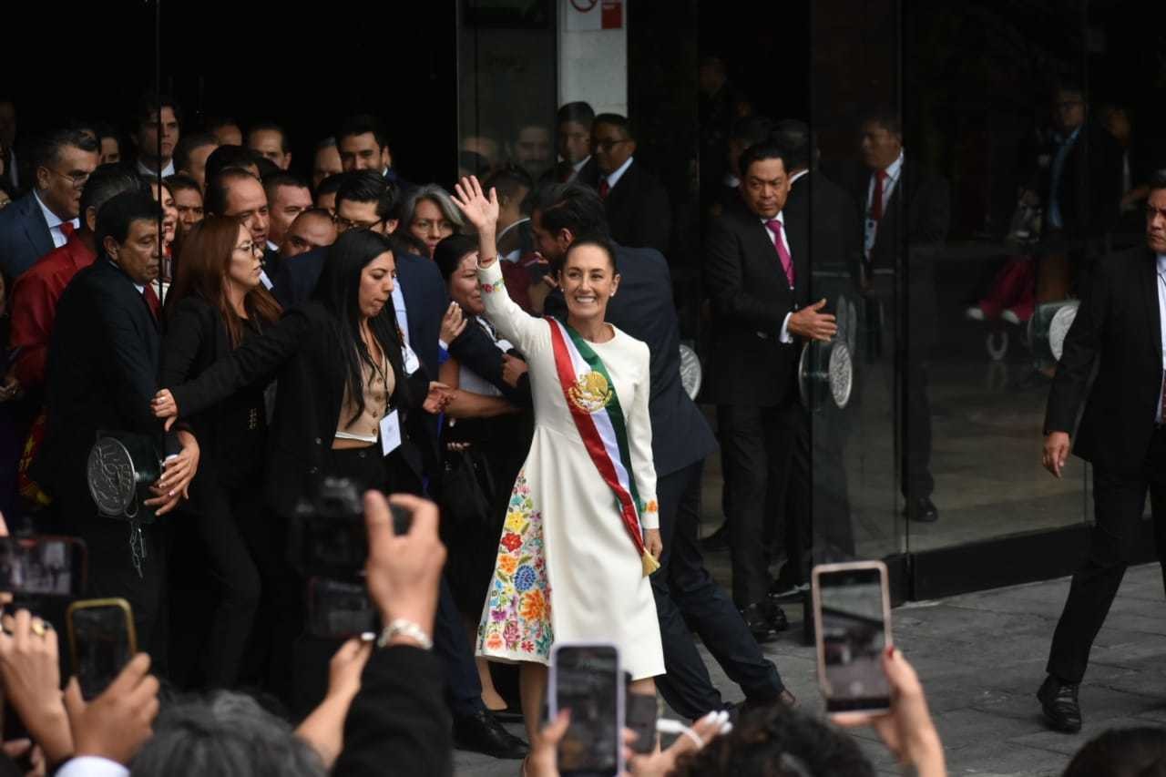 Claudia Sheinbaum se convirtió en la primera presidenta de México. Foto: Enrique Pérez.