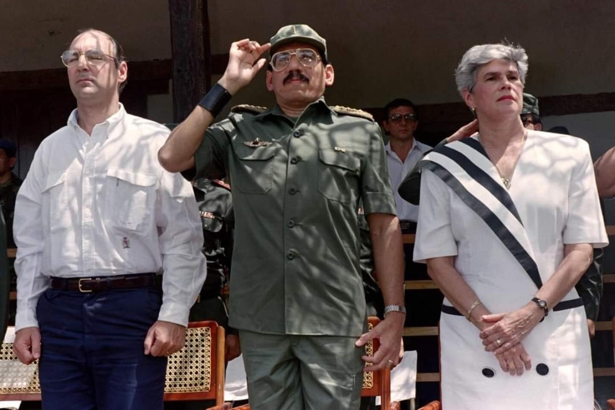 Humberto Ortega en ceremonia militar Foto: 'X'(Twitter) @MovLiberalNic