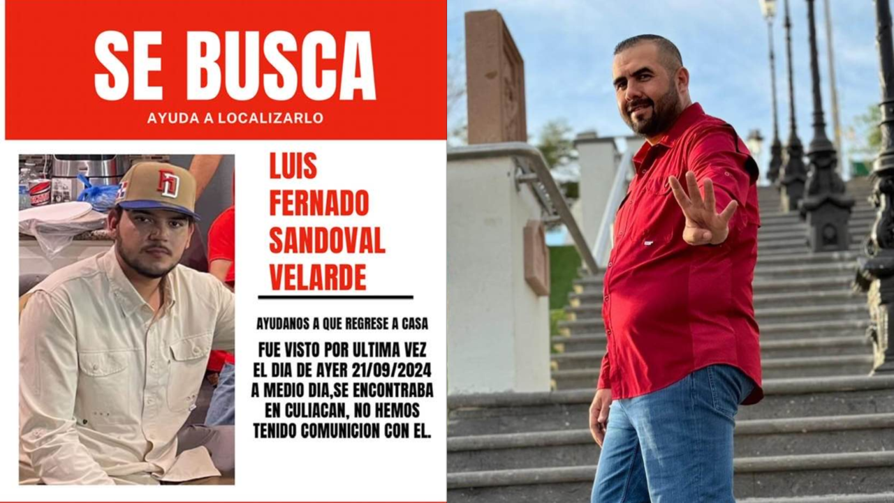 El exmandatario compartió una ficha de búsqueda para localizar a Luis Fernando Sandoval Velarde. Foto: Especial