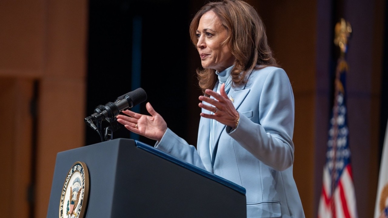 Kamala Harris en conferencia de prensa Foto: 'X'(Twitter) @VP