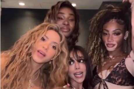 Shakira, Danna Paola,Anitta, Lele Pons y Winnie Harlow bailan 'Soltera' en Miami