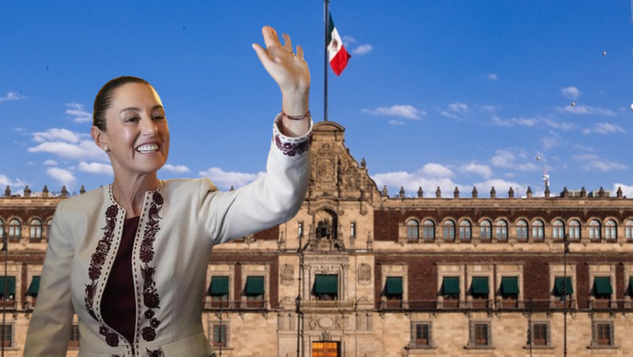 La presidenta electa de México, Claudia Sheinbaum, informó que vivirá en Palacio Nacional. Foto: Especial.