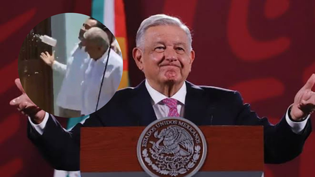 AMLO revela quién le lanzó la botella; es un abogado