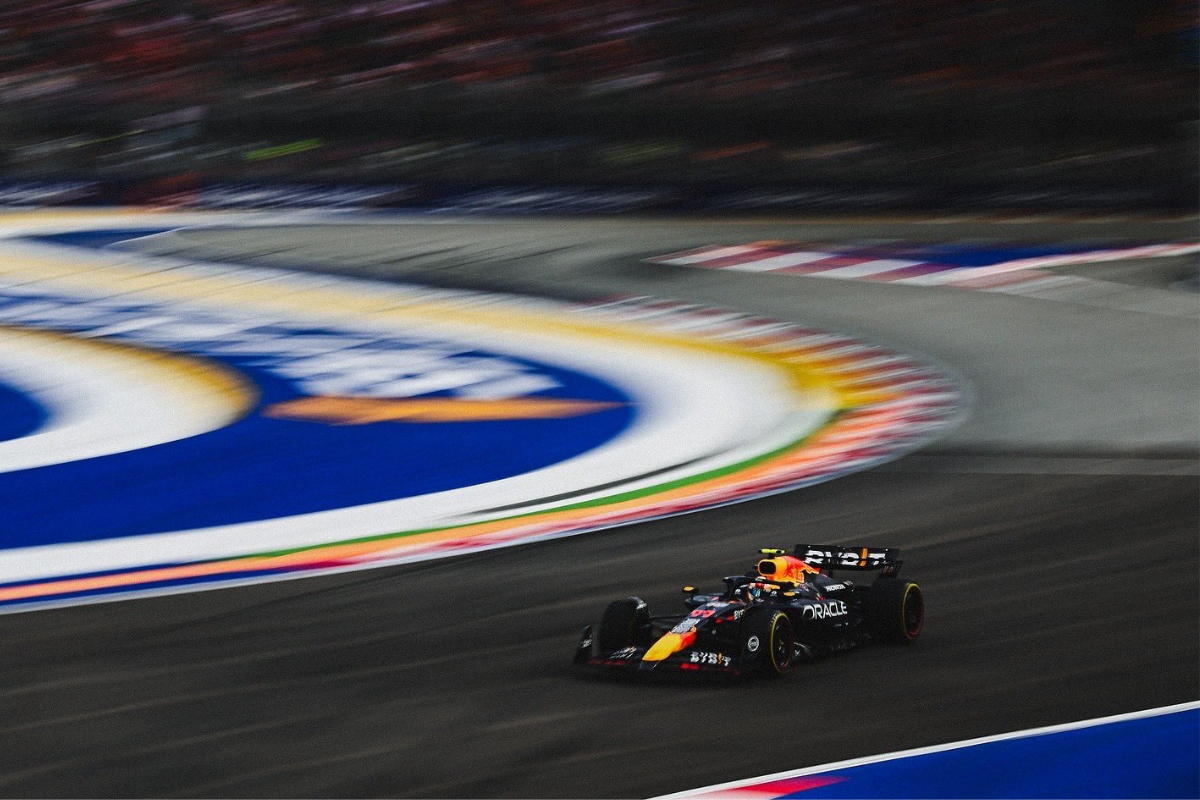 Sergio Pérez en el GP de Singapur. Créditos: X @SChecoPerez.