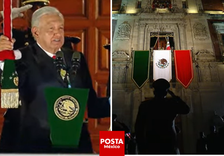 Andrés Manuel López Obrador pronuncia emotivas arengas en su último Grito