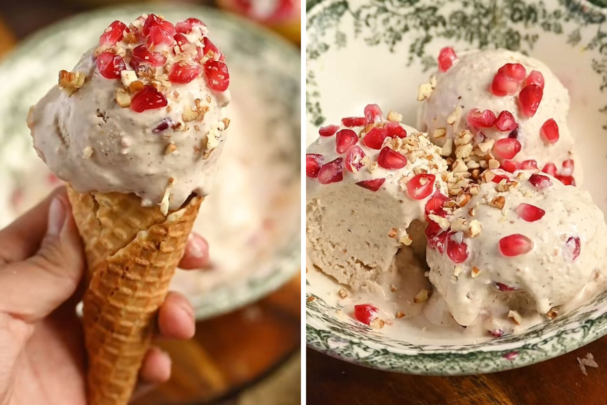 Helado de nogada, Foto: Especial.