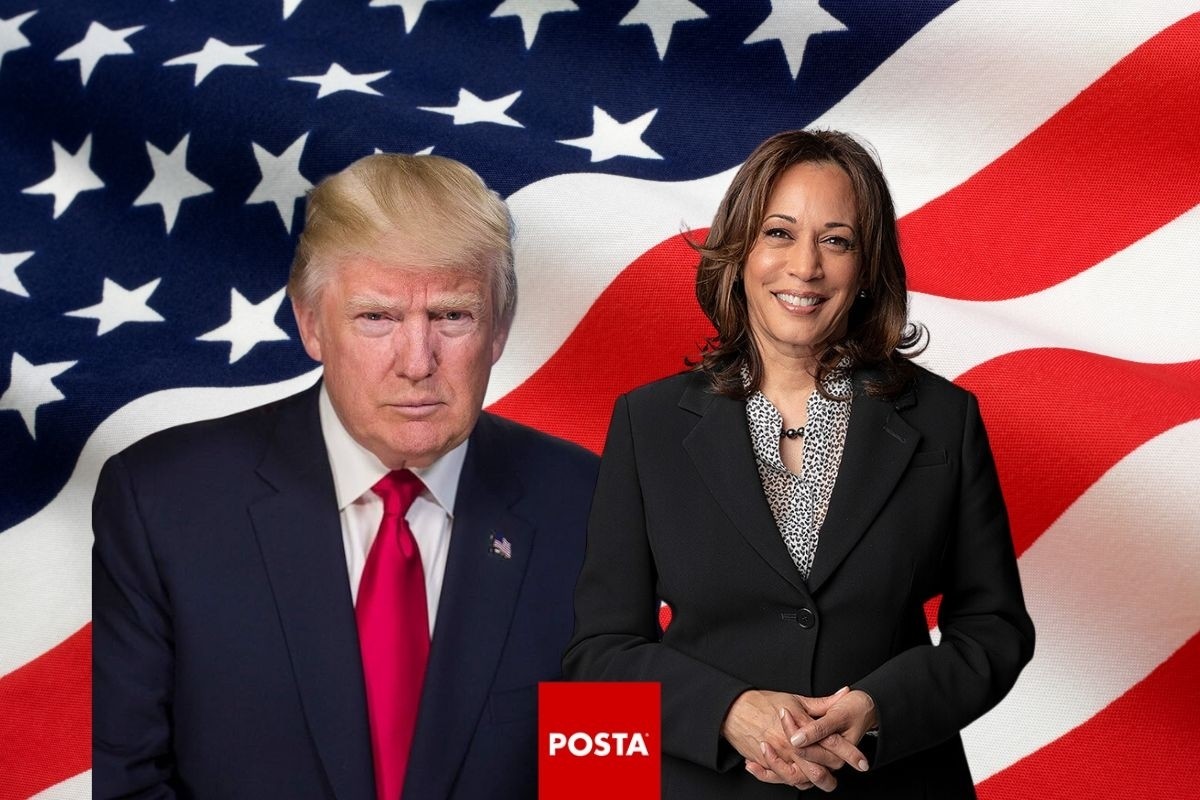 Donald Trump y Kamala Harris Foto: Especial