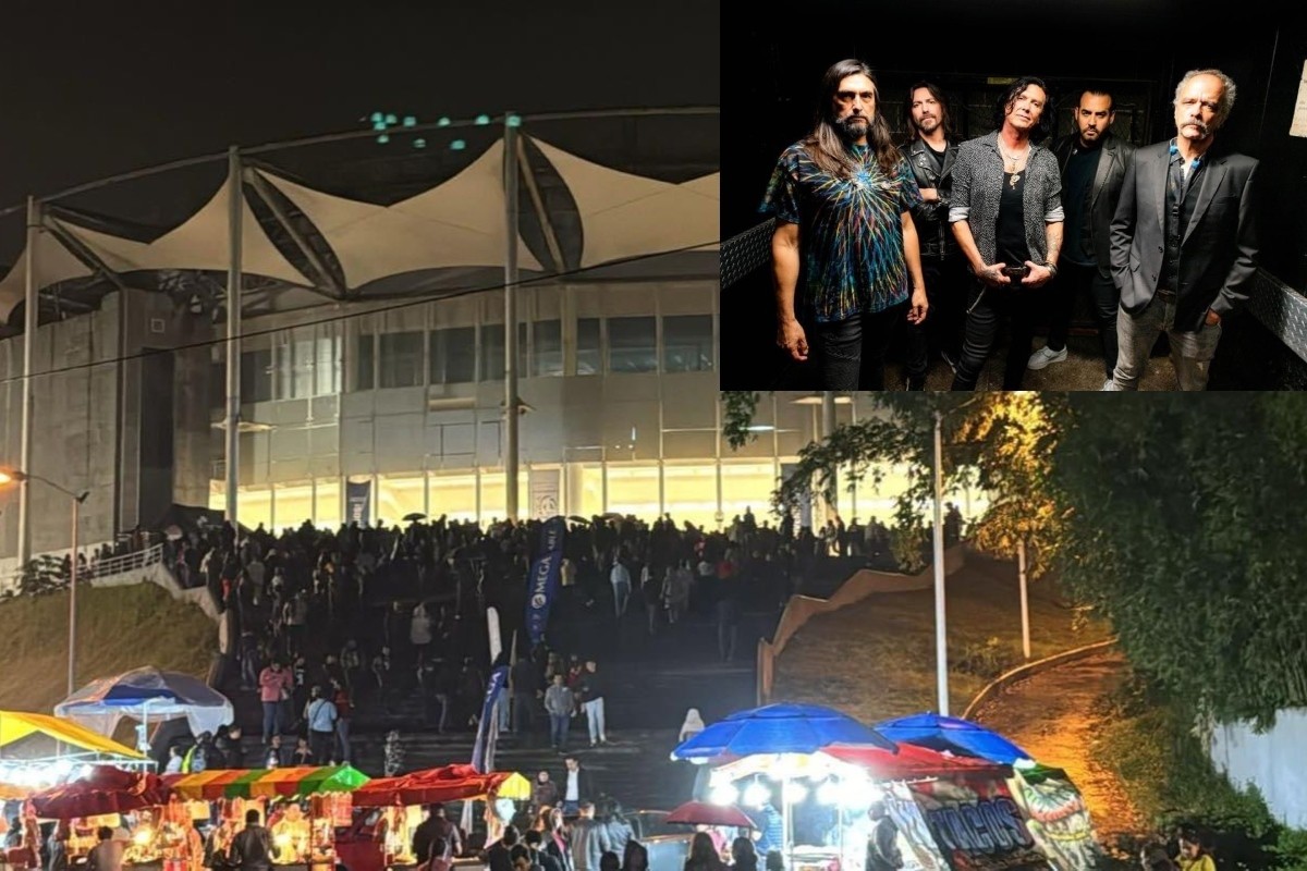 Los asistentes quedaron afuera del Velódromo de Veracruz sin ver a Caifanes Foto: Rosalinda Morales