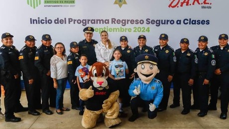 Inicia programa 'Regreso Seguro a Clases con D.A.R.E' del Ayuntamiento de Mérida