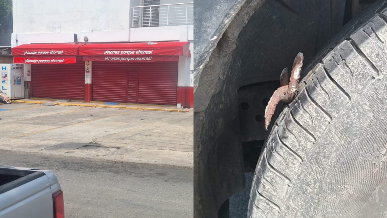 Ola de asaltos y aparición de ponchallantas causa pánico en Villahermosa. Foto: Armando de la Rosa.