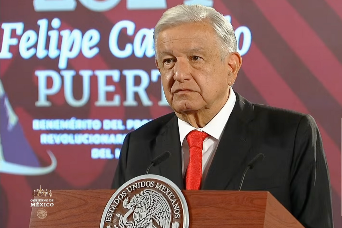 AMLO en conferencia de prensa del 18 de septiembre de 2024. Captura de pantalla / YouTube