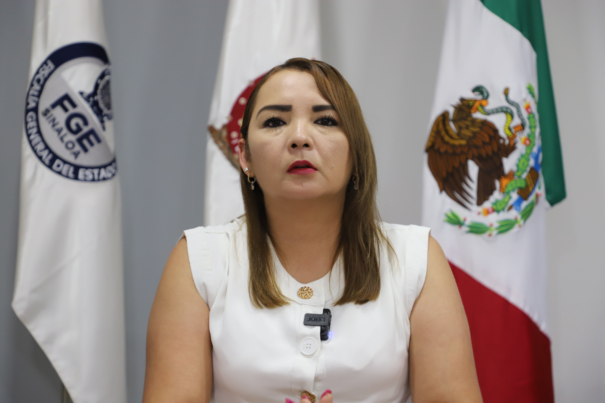 Claudia Zulema Sánchez Kondo. Créditos: X @FiscaliaSinaloa.