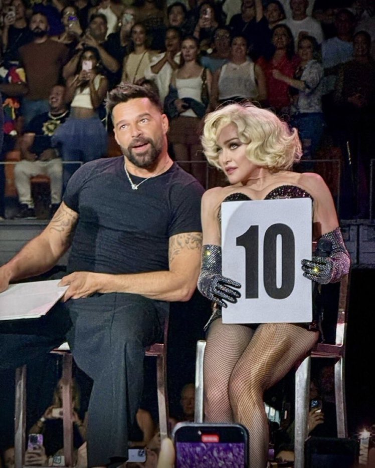 Ricky Martin y Madonna