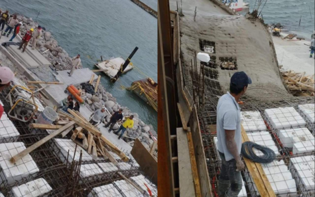 Cae estructura de acuario en Veracruz / VIDEO