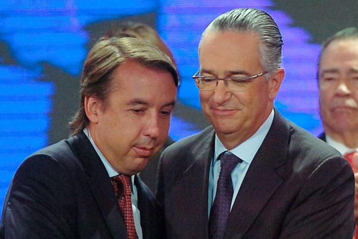 Emilio Azcárraga y Ricardo Salinas Pliego Foto: 'X'(Twitter)@YosoyPedrero