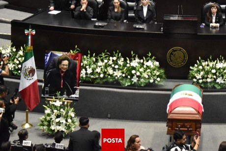 Así despiden a Ifigenia Martínez en la Cámara de Diputados (FOTOS)