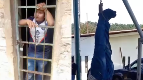 Detienen a ladrón y lo ‘cuelgan’ en Chiapas | VIDEO