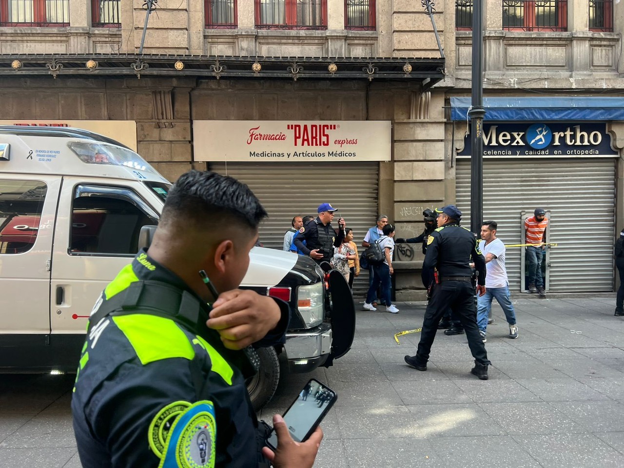 Tiroteo en Centro Histórico. Foto: Ramón Ramírez