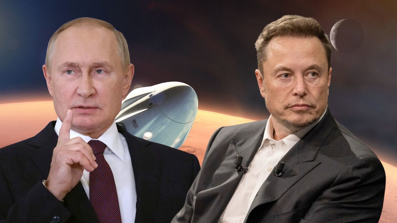 Musk y Putin. Foto: POSTA México