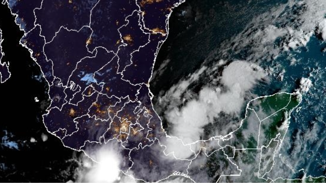 Vista satelital del territorio mexicano. Captura de pantalla /  CIRA/NOAA