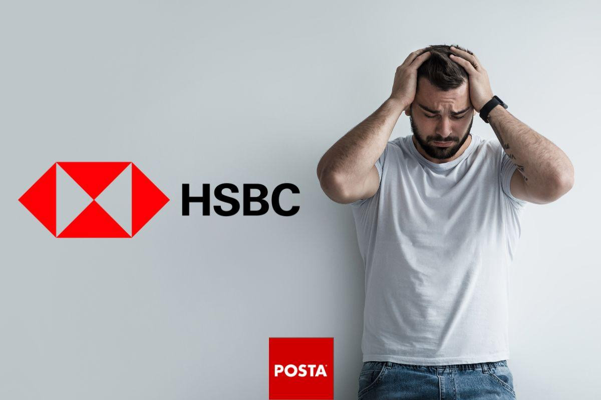 Fallas en la aplicación de HSBC Foto: POSTA México