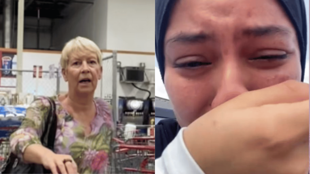 Una joven musulmana, originaria de México, denunció que una mujer europea la atacó en un supermercado. Foto: TikTok.