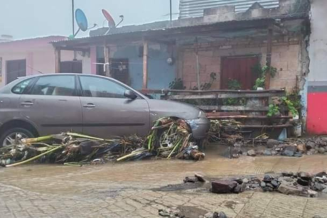 Lluvias intensas dejan afectaciones en Chiapas