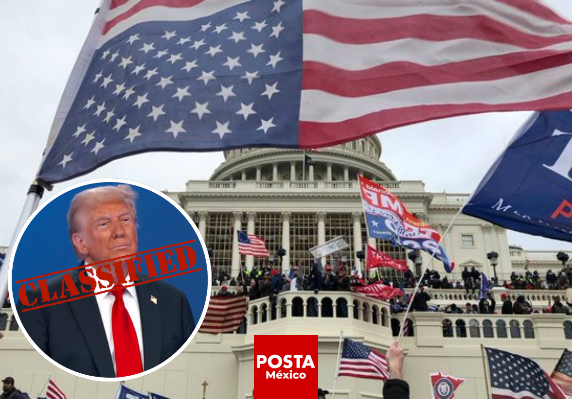 El misterio detrás del asalto al Capitolio podría estar resuelto. Nuevos documentos desclasificados exponen el papel de Trump en los hechos del 6 de enero. Foto: Especial POSTA