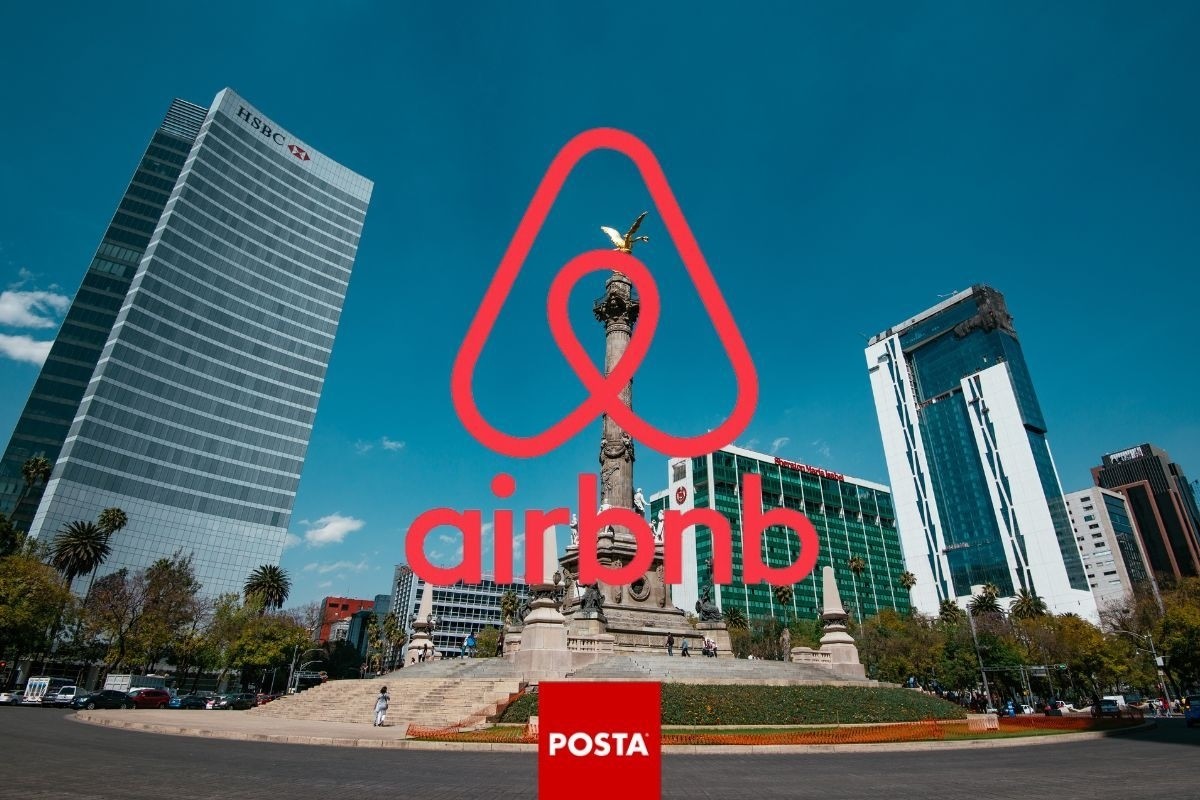 Ciudad de México/Logo de Airbnb Foto: POSTA México