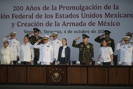 Claudia Sheinbaum conmemora la constitución y creación de la Armada de México