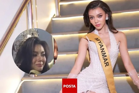 Critican a Miss Myanmar por 'berrinche' al no ser coronada como reina