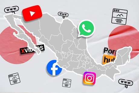 Google, Facebook y Pornhub: sitios web más visitados en México durante 2024