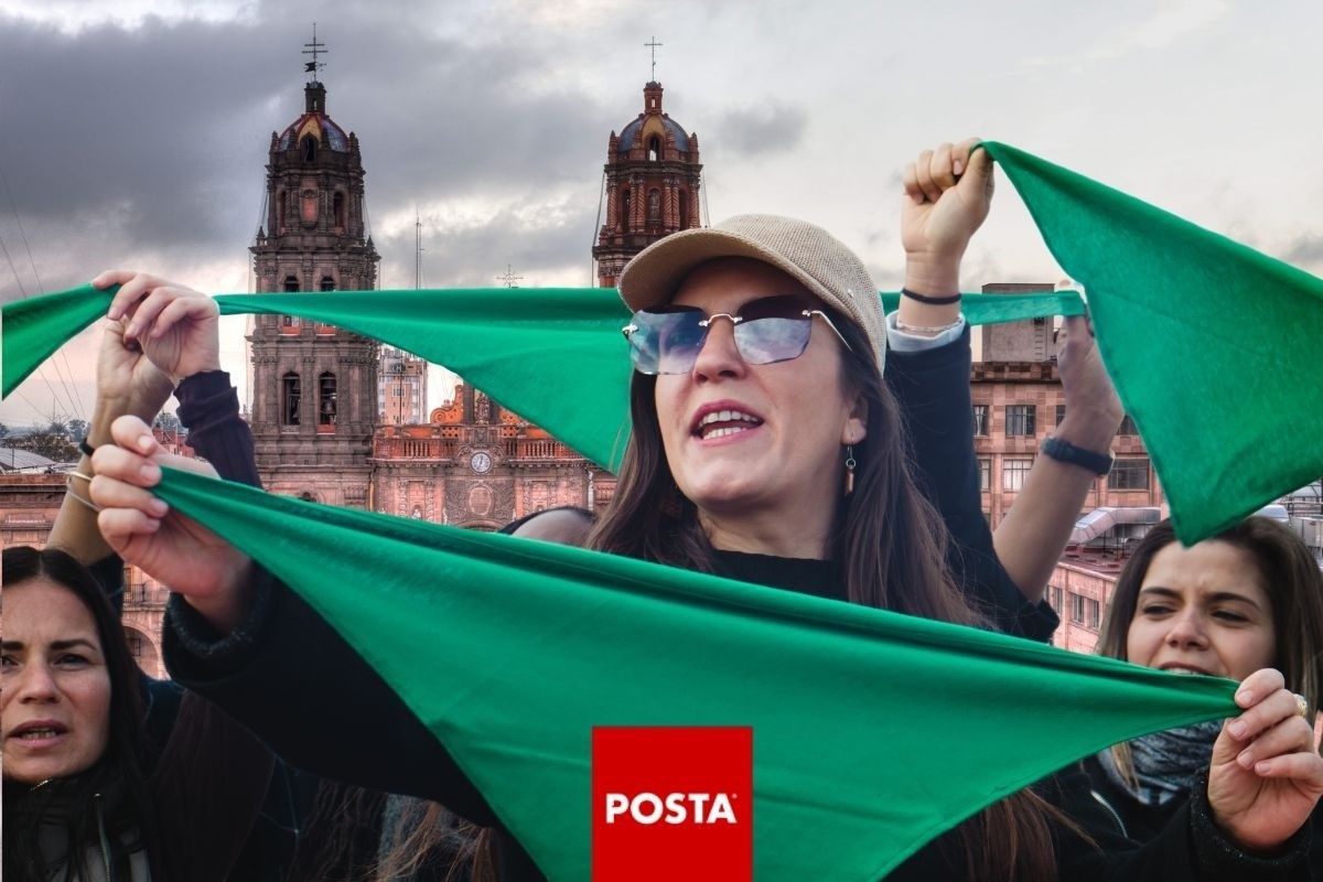 Mujeres celebrando la despenalización del aborto Foto: POSTA México