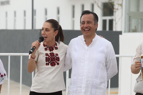 Claudia Sheinbaum visita Xalapa para supervisar Centro de Cancerología