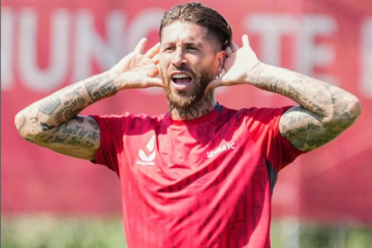 Sergio Ramos en entrenamiento Foto: Instagram @sergioramos