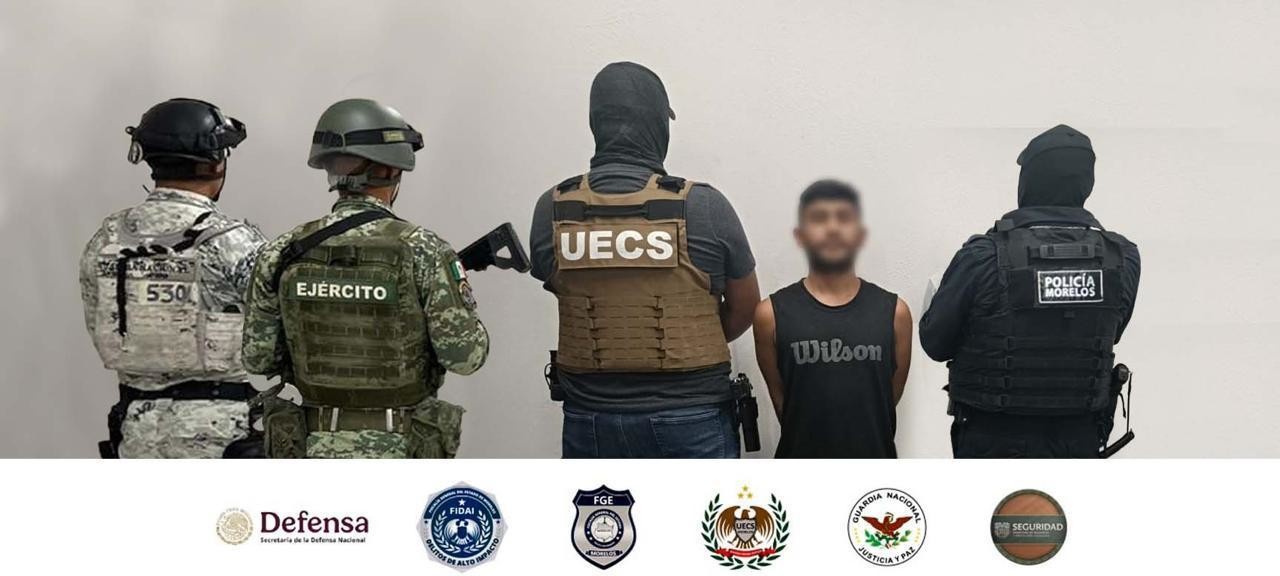 Aseguran autoridades federales y estatales a tres del 'Comando Tlahuica'