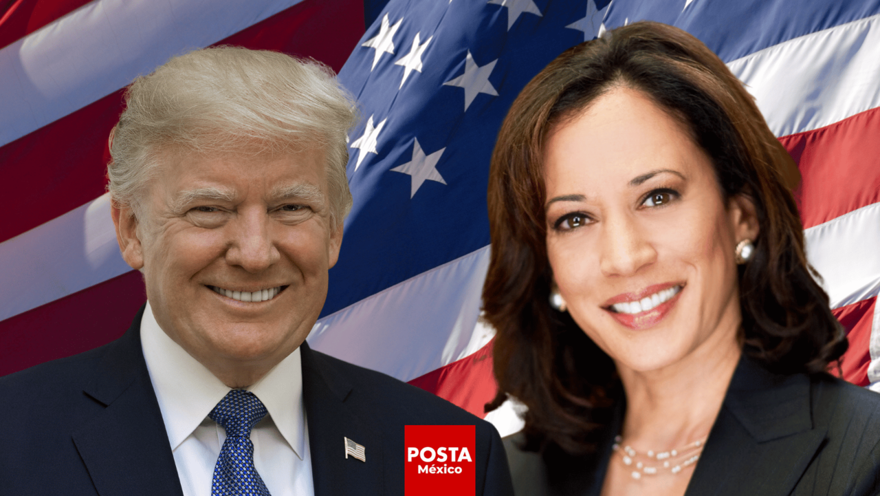 Elecciones Estados Unidos: sigue EN VIVO la transmisión de POSTA México. Foto: Canva | Kamala Harris | Donald Trump.